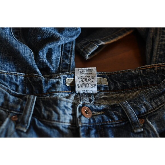 Vintage Z. Cavaricci Distressed Embroidered Copper Sequence Jeans Y2K floral 12 - Picture 5 of 10